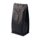 Black Flat Bottom Pouch with Valve