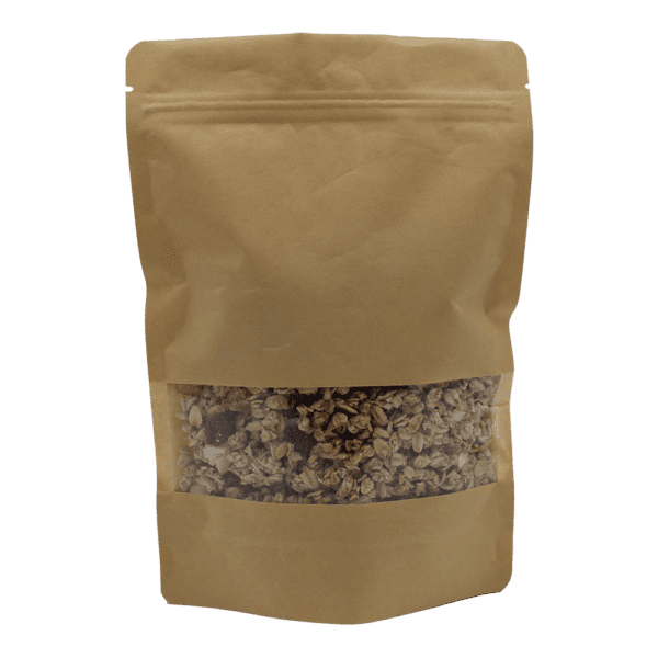 Brown Kraft Paper Pouch with Window