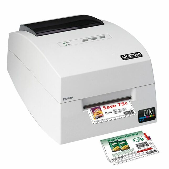 DTM Print LX500ec Label Printer Side